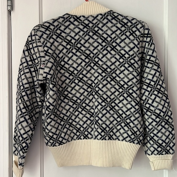 Saint Laurent Diamond Jacquard wool cardigan - Picture 11 of 13